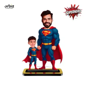 Personalized Mini Me: Dad & Son SuperMan