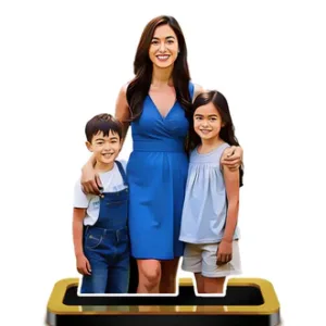 Mother & Kids Mini Me Caricature