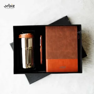Customized Corporate Gift Set – Notepad, Metal Pen & Digital Coffee Mug
