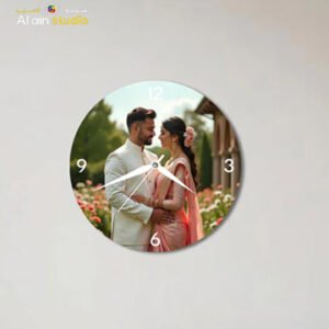 Acrylic UV Printed Photo Frame With Clock