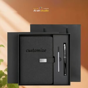 Premium Corporate Gift Set – Executive Notepad & Metal Pen Combo