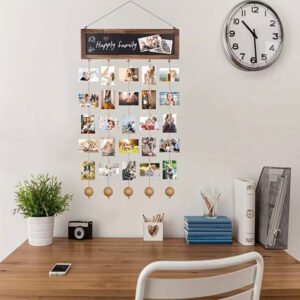 2D Wooden Photo Board Collage Wall Decoration