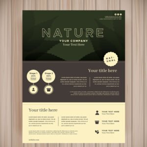 Brochure B4 (Wood Free paper 100gsm)