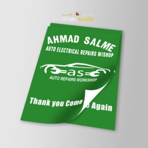 Car Mat - 1 or 2 Color (Glossy 135gsm)