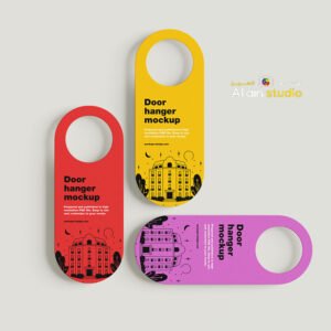Door Hanger Rounded Corner Design ( 350 gsm Matt Lamination)