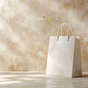 Kraft Shopping Bag (White)