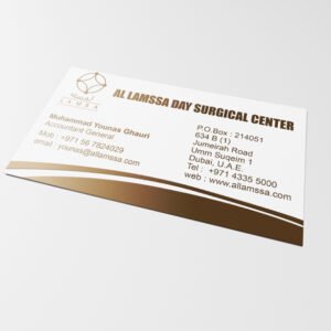 Rounded Corner Gold Foil Spot UV Matt Lamination 400gsm